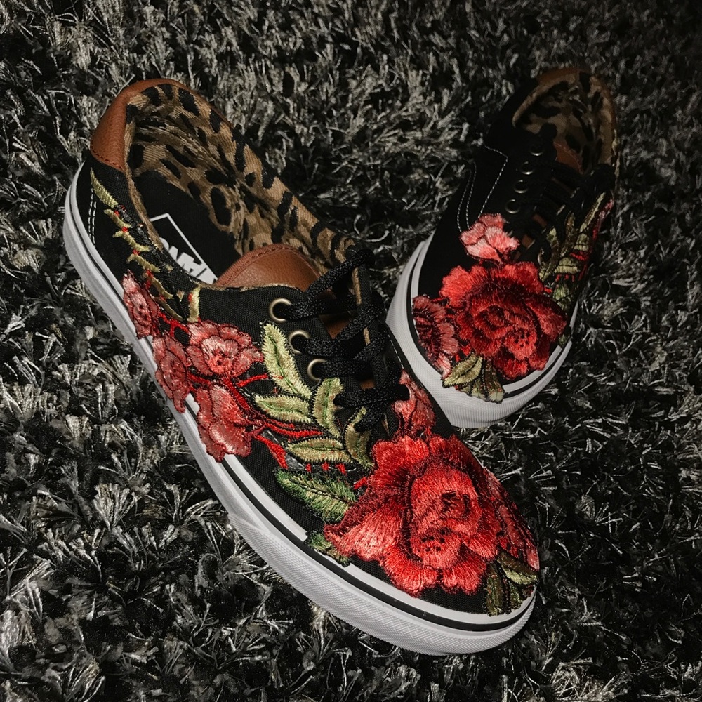 Custom rose vans